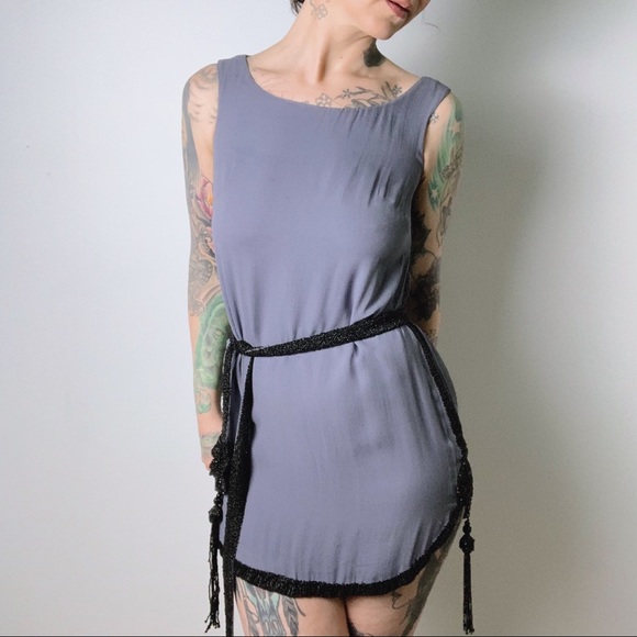 French Connection Dresses & Skirts - FRENCH CONNECTION Silk Beaded Mini Dress/Tunic